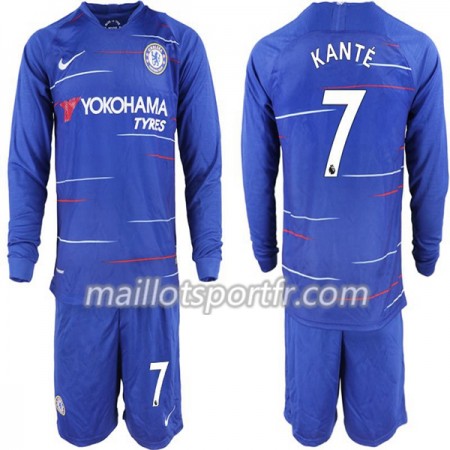 Maillot de Foot Chelsea Kante 7 Enfant Domicile 2018/19 ML